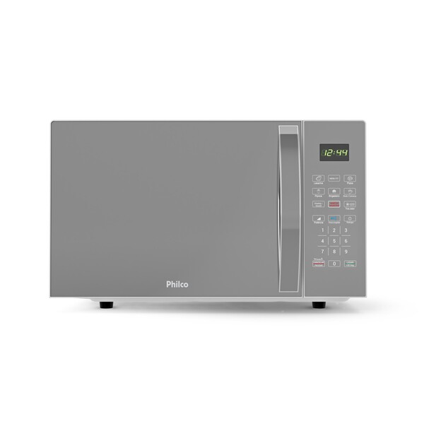 Micro-ondas 25L Prata de Bancada 220V Limpa Fácil PMO28S Philco
