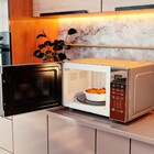 Micro-ondas 25L Prata de Bancada 220V Limpa Fácil PMO28S Philco