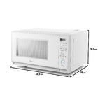 Micro-ondas 27L Branco de Bancada 220V MasterCook MHP27B2 Midea