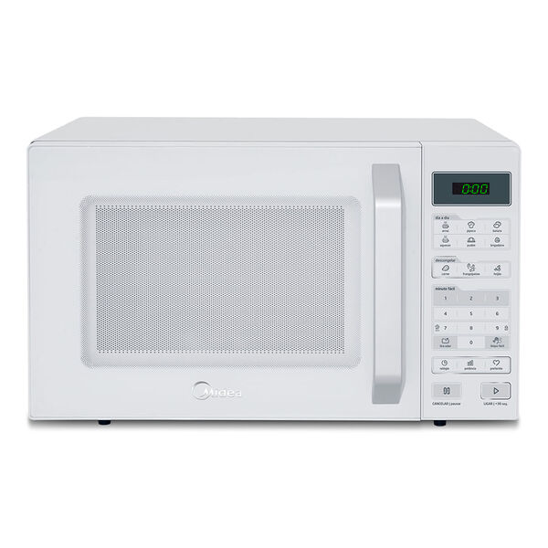 Micro-ondas 27l Branco Porta Branca Smartplate Midea Mxsa27b1