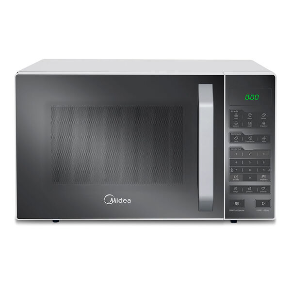 Micro-ondas 27l Branco Porta Espelhada Smartplate Midea Mxsa2