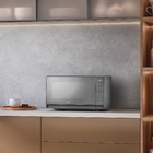 Micro-ondas 27L Prata Espelhado de Bancada 127V (110V) MasterCook MHP27S1 Midea