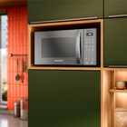 Micro-ondas 29L Inox de Bancada com Grill 220V BMC29ARBNA Brastemp