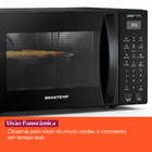 Micro-ondas 29L Preto de Bancada com Grill 220V BMC29AEBNA Brastemp