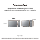 Micro-ondas 30L Prata de Bancada 127V (110V) MS3043BR LG