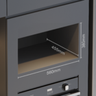 Micro-ondas 32L Preto de Embutir 127V (110V) BM146AEANA Brastemp