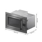 Micro-ondas 34L Cinza de Embutir com Painel Inteligente 220V Food Preparation ME3BC Electrolux