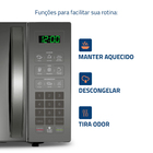 Micro-ondas 34L Cinza Espelhado de Bancada 220V 5618-02 Mondial