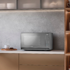 Micro-ondas 35L Prata Espelhado de Bancada 127V (110V) MasterCook MHP35S1 Midea