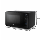 Micro-ondas 35L Preto de Bancada 127V (110V) MasterCook MHP35P1 Midea
