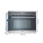 Micro-ondas 35L Preto de Embutir com Grill e Forno 220V Prime 4092740110 Cuisinart
