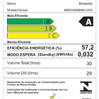 Micro-ondas Brastemp 30 Litros Branco com Menu Descongelar 22