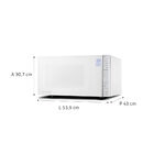 Micro-ondas Brastemp 32 Litros Branco Com Painel Integrado -