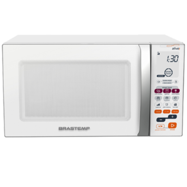 Micro-ondas Brastemp Ative 30 Litros Branco com Grill 110V