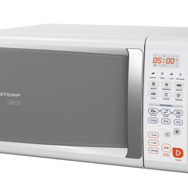 Micro-ondas Brastemp Clean 20 Litros Branco com Função Descon