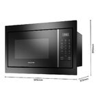 Micro-ondas Brastemp De Embutir 32 Litros Preto Com 18 Receit