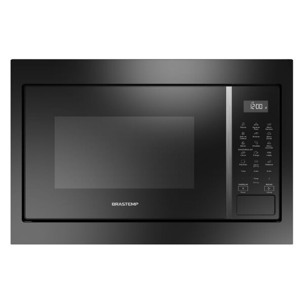 Micro-ondas Brastemp De Embutir 32 Litros Preto Com 18 Receit