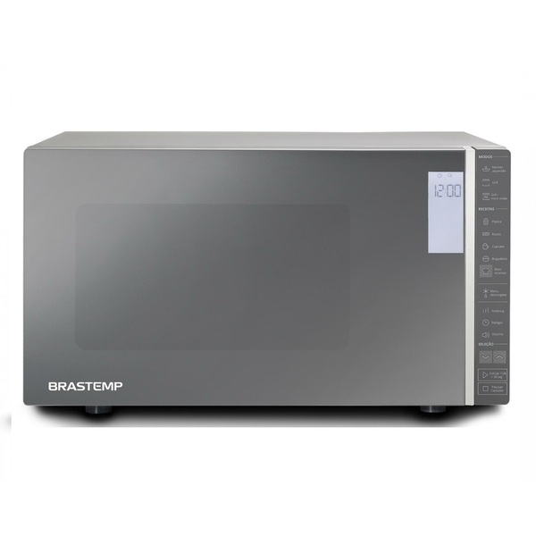 Micro-ondas Brastemp Espelhado Grill 32 Litros Inox 110v Bmg4