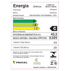 Micro-ondas Brastemp Vitreous De Embutir 40 Litros Branco Com