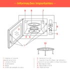 Micro-Ondas de Embutir 23 Litros M230 Fogatti Inox