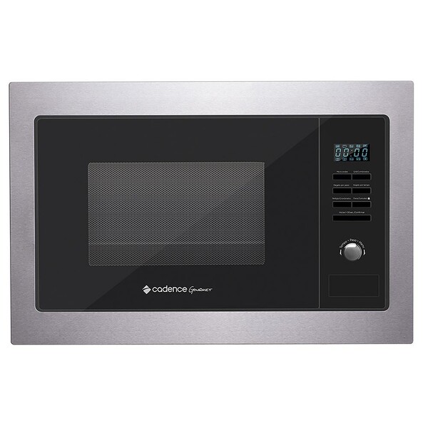 Micro-Ondas de Embutir 25L Gourmet Inox Preto 127V (MIC300) -
