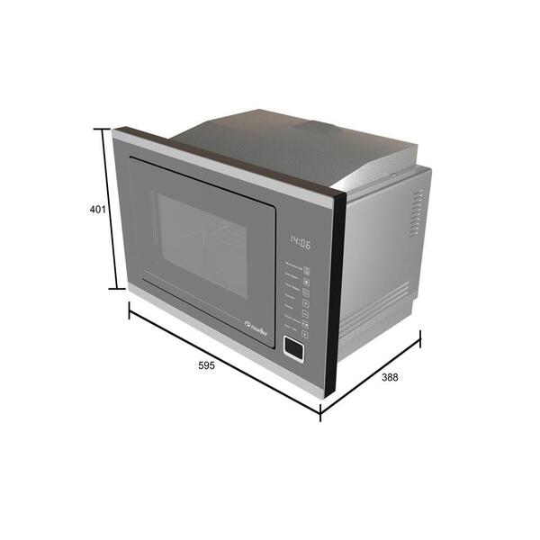 Micro-ondas De Embutir Mueller 25l Espelhado Mmo0225g1 | Leroy Merlin