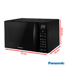 Micro-ondas De Mesa Panasonic  32 Litros Preto - Nn-st66lbr -