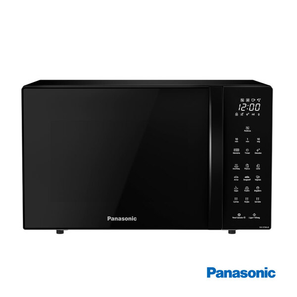 Micro-ondas De Mesa Panasonic  32 Litros Preto - Nn-st66lbr -