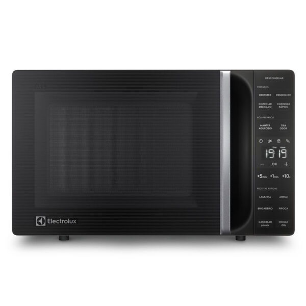 Micro-ondas Electrolux 23l Preto Efficient Com Descongelament