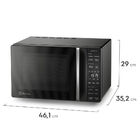 Micro-ondas Electrolux 23l Preto Efficient Com Descongelament