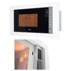 Micro-ondas Fischer Fit Line Embutir 25l Moldura Branca 127v