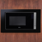 Micro-ondas Fischer Fit Line Embutir 25l Moldura Preta 220v P