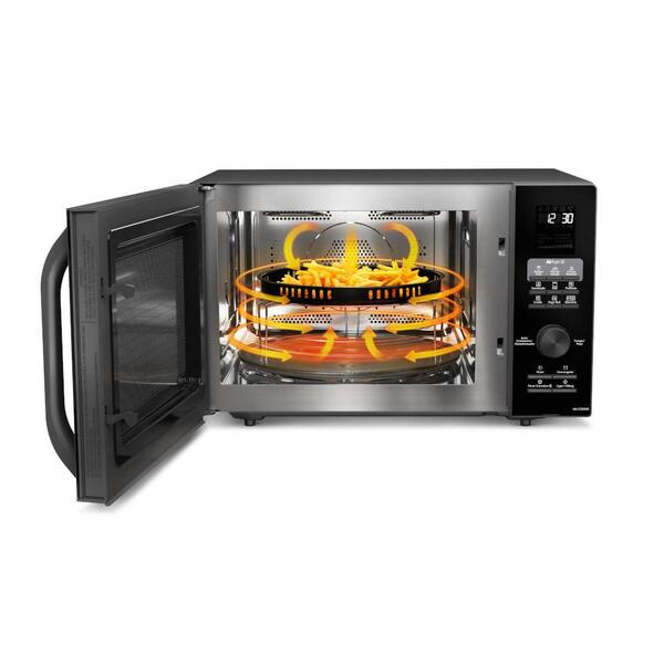 Micro-ondas Panasonic 30 Litros Cd89, Função Airfryer, Preto 220V