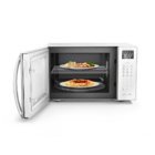 Micro-ondas Panasonic Dupla Refeição 34 Litros Branco Nn-st65