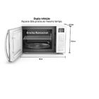 Micro-ondas Panasonic Dupla Refeição 34 Litros Branco Nn-st65