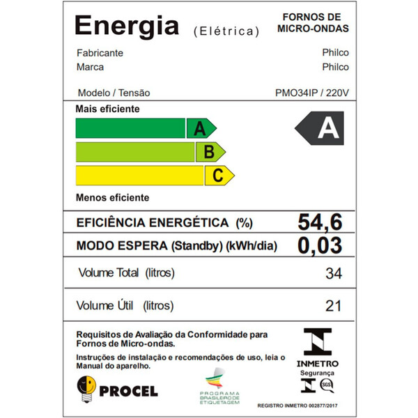 Micro-ondas Philco 26l Inox Pmo26inox 1400w 220v | Leroy Merlin