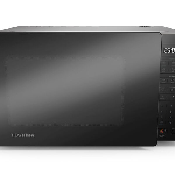 Micro-ondas Smartplate Cinza Com Porta Espelhada 35l Toshiba