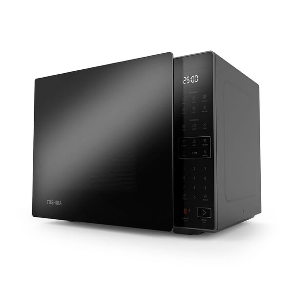 Micro-ondas Toshiba 27 Litros Smartplate Cinza Com Porta Espelhada
