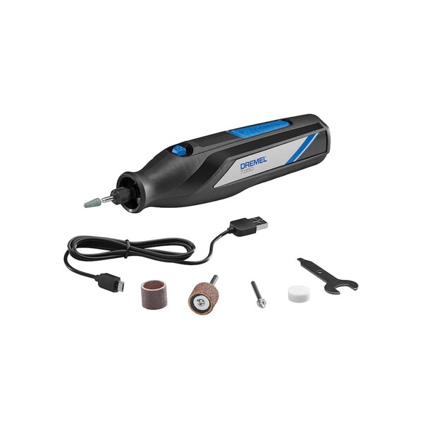 Micro Retifica Dremel a Bateria 4V com 5 Acessórios 7350 4V-MAX