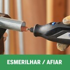 Micro Retifica Dremel a Bateria 4V com 5 Acessórios 7350 4V-MAX