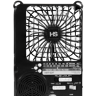 Micro Ventilador Hsu-100 Com Rádio, Lanterna E Usb Preto