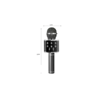 Microfone Bluetooth Sem Fio Karaoke Fm Sd Tf Usb Gravador Efe