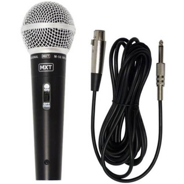 Microfone Com Fio Dinâmico Profissional Performance Sound - P
