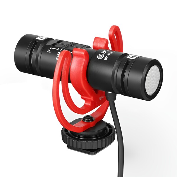 Microfone Condensador Boya P/tablets Celular Dslr Preto