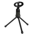 Microfone Condensador Mesa Tripe Gravacao Cantar Profissional