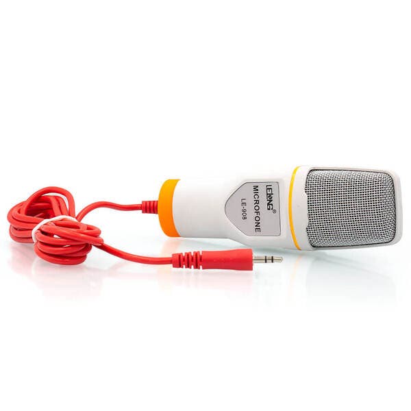 Microfone Condensador Profissional Le-908 Branco Lelong | Leroy Merlin