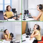 Microfone Condensador Unidirecional Profissional Youtuber Liv