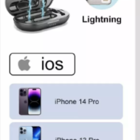 Microfone De Lapela Duplo Sem Fio Lightning Hmaston Mk-07