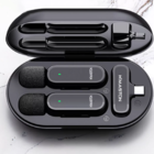 Microfone De Lapela Duplo Sem Fio Tipo C Hmaston Mk-08