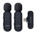 Microfone De Lapela Duplo Sem Fio Tipo C Hmaston Mk-08